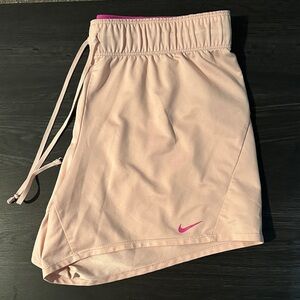 Nike Women's Light Pink Athletic Shorts